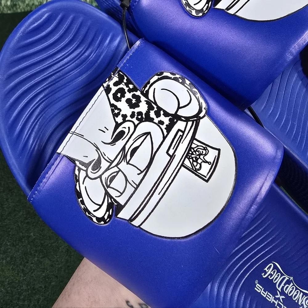Sketchers x Snoop Dogg | Low Sliders Dr.Bombay Recovery Slides -NWT!